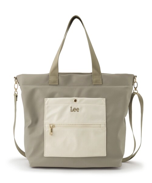 Lee(リー)の「【Lee別注】2WAYトートバッグ(トートバッグ・レディース・ナチュラル/グレー/ブラック/イエロー・00)」の13枚目の写真