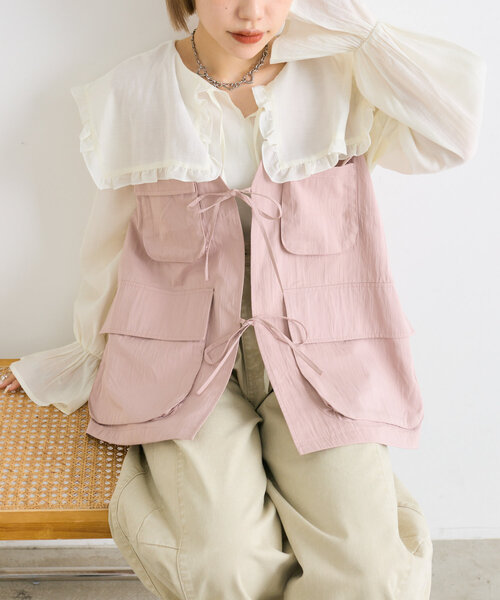 w closet（ダブルクローゼット）｜ベスト（ピンク系）一覧 - WEAR