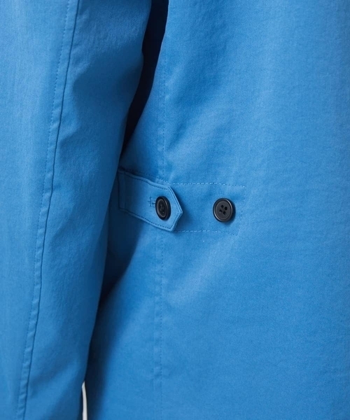 MK MICHEL KLEIN HOMME （エムケーミッシェルクランオム）の「【いよいよ残り１色のみ！/在庫限り/秋・春兼用】ライトウエイトモッズコート（モッズコート・メンズ・ミント/ブルー・46/48/51）」の6枚目の写真