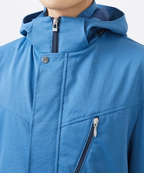 MK MICHEL KLEIN HOMME （エムケーミッシェルクランオム）の「【いよいよ残り１色のみ！/在庫限り/秋・春兼用】ライトウエイトモッズコート（モッズコート・メンズ・ミント/ブルー・46/48/51）」の7枚目の写真