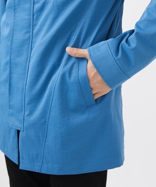 MK MICHEL KLEIN HOMME （エムケーミッシェルクランオム）の「【いよいよ残り１色のみ！/在庫限り/秋・春兼用】ライトウエイトモッズコート（モッズコート・メンズ・ミント/ブルー・46/48/51）」の9枚目の写真