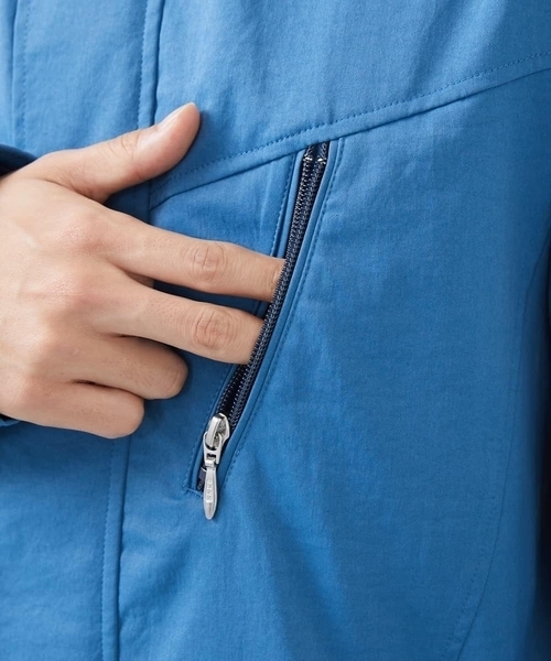 MK MICHEL KLEIN HOMME （エムケーミッシェルクランオム）の「【いよいよ残り１色のみ！/在庫限り/秋・春兼用】ライトウエイトモッズコート（モッズコート・メンズ・ミント/ブルー・46/48/51）」の10枚目の写真