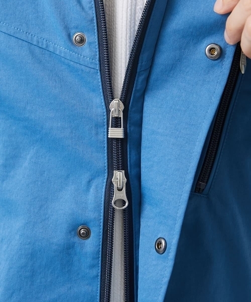 MK MICHEL KLEIN HOMME （エムケーミッシェルクランオム）の「【いよいよ残り１色のみ！/在庫限り/秋・春兼用】ライトウエイトモッズコート（モッズコート・メンズ・ミント/ブルー・46/48/51）」の11枚目の写真