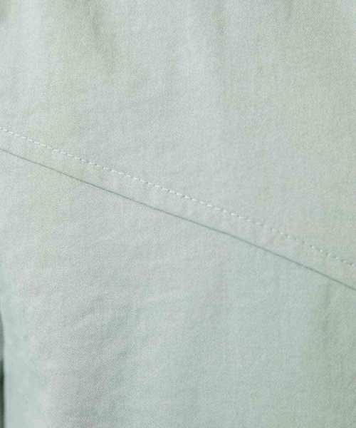 MK MICHEL KLEIN HOMME （エムケーミッシェルクランオム）の「【いよいよ残り１色のみ！/在庫限り/秋・春兼用】ライトウエイトモッズコート（モッズコート・メンズ・ミント/ブルー・46/48/51）」の21枚目の写真