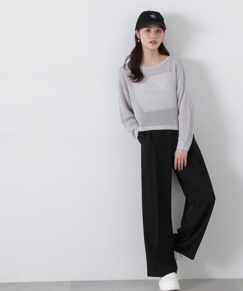 PROPORTION BODY DRESSING(プロポーションボディドレッシング)の「スラックスイージーパンツ / 1215130900(その他パンツ・レディース・ベージュ/ピンク/ブラック・SMALL/MEDIUM)」の19枚目の写真