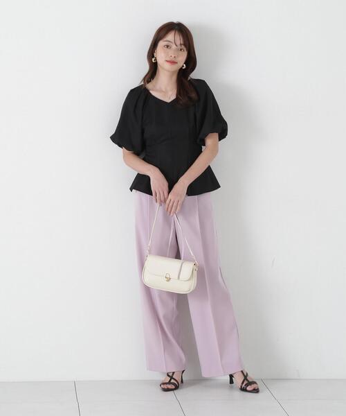 PROPORTION BODY DRESSING(プロポーションボディドレッシング)の「スラックスイージーパンツ / 1215130900(その他パンツ・レディース・ベージュ/ピンク/ブラック・SMALL/MEDIUM)」の15枚目の写真