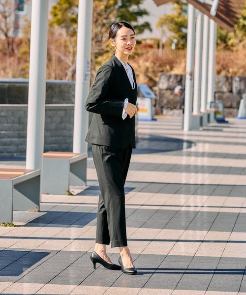 FOUND GOOD（ファウンドグッド）の「O/TRノーカラージャケット（ノーカラージャケット・レディース・ブラック/アイボリー/ネイビー・XL/L/M/S）」の18枚目の写真