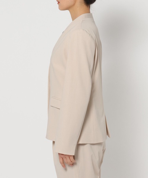 FOUND GOOD（ファウンドグッド）の「O/TRノーカラージャケット（ノーカラージャケット・レディース・ブラック/アイボリー/ネイビー・XL/L/M/S）」の16枚目の写真