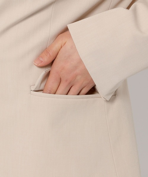 FOUND GOOD（ファウンドグッド）の「O/TRノーカラージャケット（ノーカラージャケット・レディース・ブラック/アイボリー/ネイビー・XL/L/M/S）」の5枚目の写真