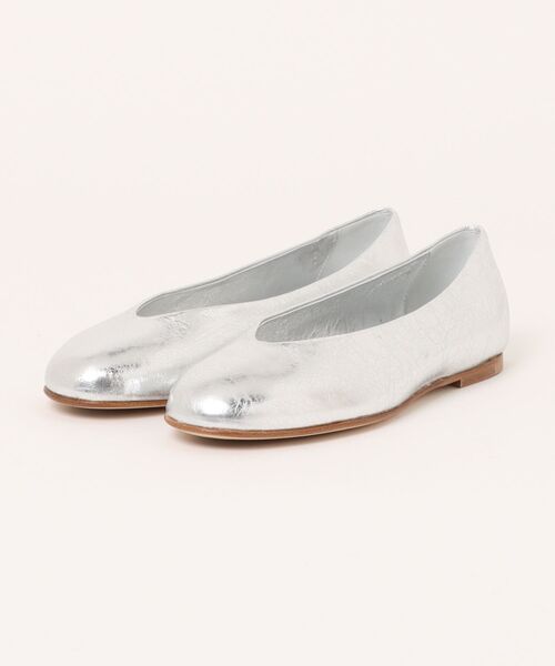 inter-chaussures(インターショシュール)の「【INTER-CHAUSSURES】ラウンドトウサケットバレエシューズ(I51507)(バレエシューズ・レディース・シルバー/ブラック/オレンジ/ゴールド・35/36/37/38/39)」の16枚目の写真