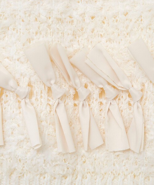 NOLLEY’S(ノーリーズ)の「《手洗い可能》ツイード&リボンベスト(ベスト・レディース・ブラック/オフホワイト・38)」の20枚目の写真