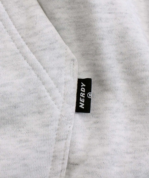 NERDY（ノルディ）の「NERDY タートルバディプルオーバーフーディ TURTLE BUDDY PULLOVER HOODIE（パーカー・メンズ・ホワイト/ピンク・S/M）」の8枚目の写真