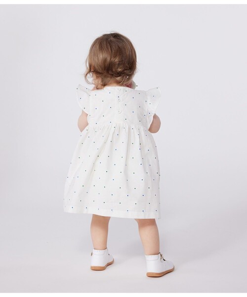 PETIT BATEAU（プチバトー）の「フリルワンピース＆ブルマセット（ワンピース・キッズ・ホワイト系その他・12MONTH/18MONTH/24MONTH/36MONTH）」の7枚目の写真