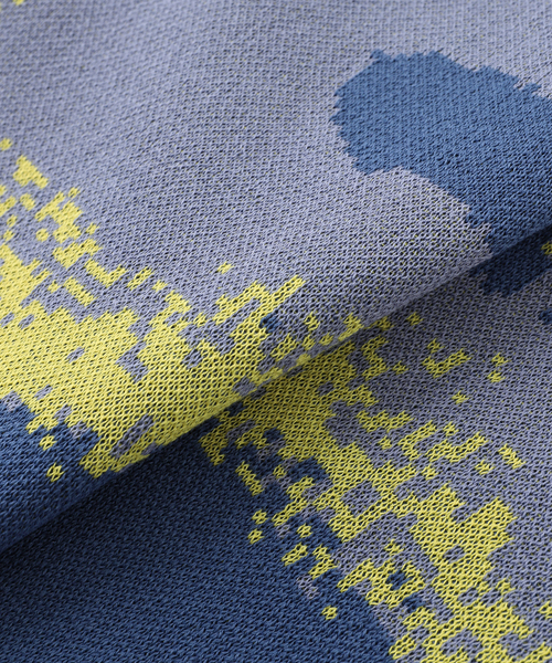 417 EDIFICE（フォーワンセブンエディフィス）の「スプラッシュパターン ジャガードニット（ニット/セーター・メンズ・ベージュ/ネイビー/ブルー系その他・MEDIUM/LARGE）」の11枚目の写真