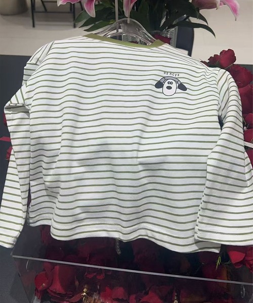 aimoha(アイモハ)の「【aimoha-KIDS-】キッズデザイン長袖Tシャツ(Tシャツ/カットソー・キッズ・ブラック系その他/グレー/ブラウン系その他2/イエロー系その他4/ホワイト系その他5/ブラック系その他2/ブラウン系その他/ブラウン系その他5/グレー系その他3/グレー系その他4/グレー系その他5/グリーン系その他/グリーン系その他3/イエロー/ホワイト/ホワイト系その他3/ブラック系その他4/グリーン/イエロー系その他3/ピンク・100/110/120/130/140)」の15枚目の写真