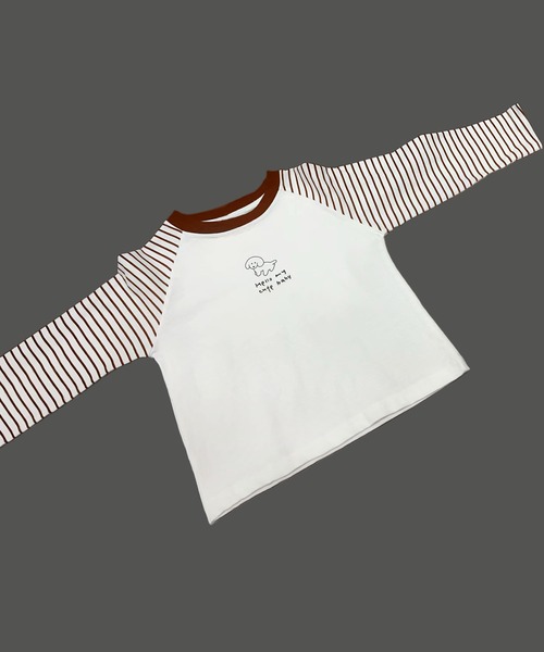 aimoha(アイモハ)の「【aimoha-KIDS-】キッズデザイン長袖Tシャツ(Tシャツ/カットソー・キッズ・ブラック系その他/グレー/ブラウン系その他2/イエロー系その他4/ホワイト系その他5/ブラック系その他2/ブラウン系その他/ブラウン系その他5/グレー系その他3/グレー系その他4/グレー系その他5/グリーン系その他/グリーン系その他3/イエロー/ホワイト/ホワイト系その他3/ブラック系その他4/グリーン/イエロー系その他3/ピンク・100/110/120/130/140)」の12枚目の写真