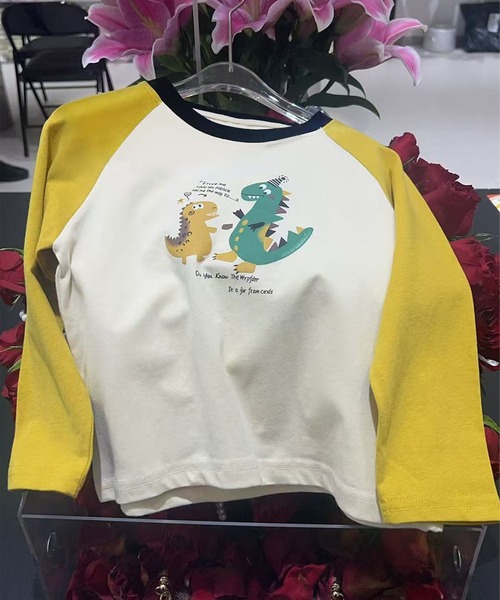 aimoha(アイモハ)の「【aimoha-KIDS-】キッズデザイン長袖Tシャツ(Tシャツ/カットソー・キッズ・ブラック系その他/グレー/ブラウン系その他2/イエロー系その他4/ホワイト系その他5/ブラック系その他2/ブラウン系その他/ブラウン系その他5/グレー系その他3/グレー系その他4/グレー系その他5/グリーン系その他/グリーン系その他3/イエロー/ホワイト/ホワイト系その他3/ブラック系その他4/グリーン/イエロー系その他3/ピンク・100/110/120/130/140)」の19枚目の写真