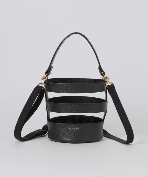 BLUE LABEL CRESTBRIDGE(ブルーレーベルクレストブリッジ)の「レザーメッシュバケツミニショルダー(ショルダーバッグ・レディース・ブラック/グリーン/オフホワイト・FREE)」の10枚目の写真