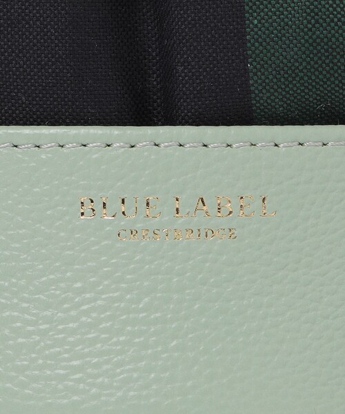 BLUE LABEL CRESTBRIDGE(ブルーレーベルクレストブリッジ)の「レザーメッシュバケツミニショルダー(ショルダーバッグ・レディース・ブラック/グリーン/オフホワイト・FREE)」の18枚目の写真
