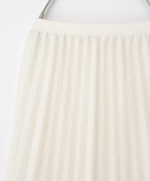 Honeys（ハニーズ）の「メッシュプリーツスカート（スカート・レディース・アイボリー/ブラック/ブルーグリーン・L/LL/M/S）」の11枚目の写真