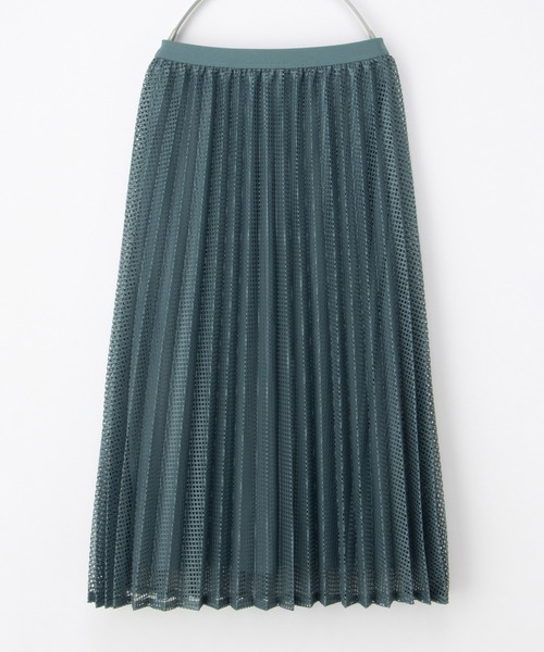 Honeys（ハニーズ）の「メッシュプリーツスカート（スカート・レディース・アイボリー/ブラック/ブルーグリーン・L/LL/M/S）」の16枚目の写真