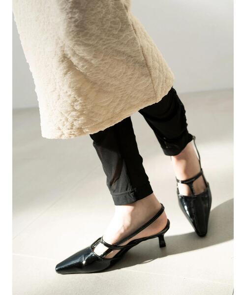 Te chichi（テチチ）の「ポインテッドTストラップミュール《2025spring catalog item》（パンプス・レディース・シルバー/ブラック/レッド・37/38）」の13枚目の写真