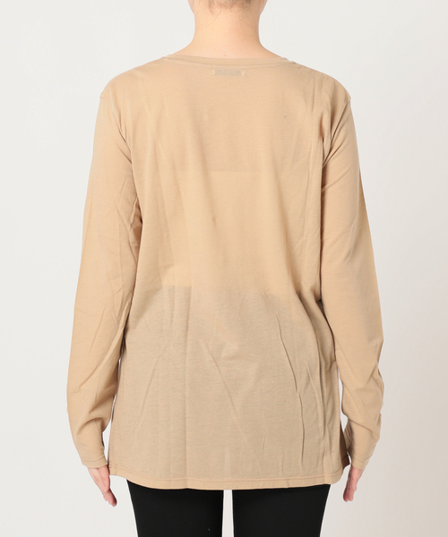 新品タグ付き】TODAYFUL シアークルーネックロングTシャツ