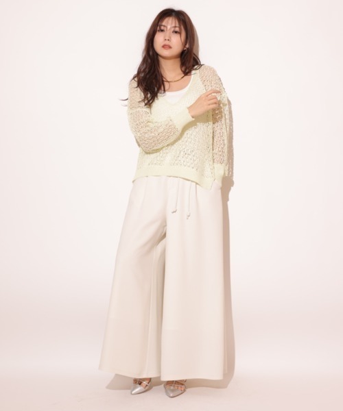 Mystrada（マイストラーダ）の「ウエストタイフレアパンツ（その他