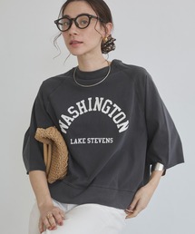 カレッジロゴ ハーフスリーブ Tシャツ