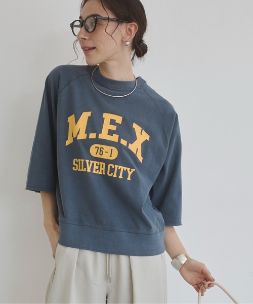カレッジロゴ ハーフスリーブ Tシャツ（Tシャツ/カットソー