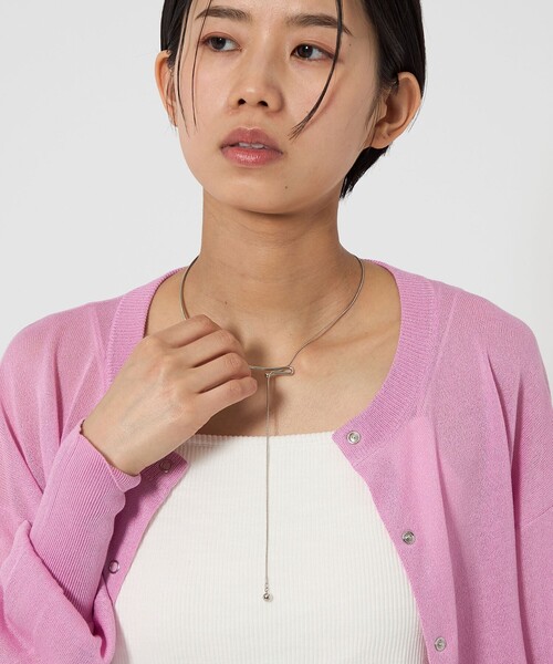 CITEN（シテン）の「＜CITEN＞フックモチーフネックカフ（ネックレス・レディース・シルバー/ゴールド・FREE）」の14枚目の写真