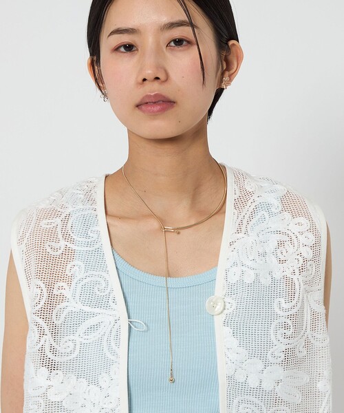 CITEN（シテン）の「＜CITEN＞フックモチーフネックカフ（ネックレス・レディース・シルバー/ゴールド・FREE）」の13枚目の写真