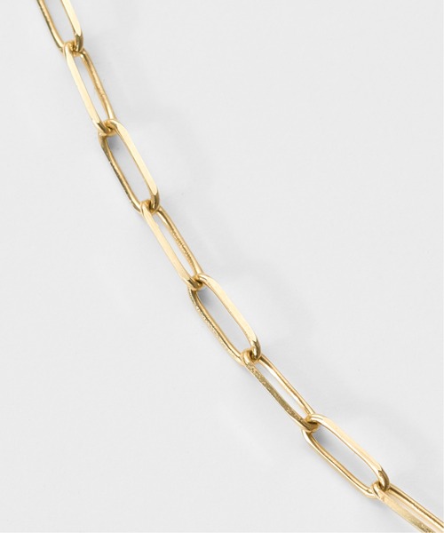 極美品 K10 チェーン ネックレス（L&Co.） K10 ぺーパークリップ チェーン ネックレス（ネックレス