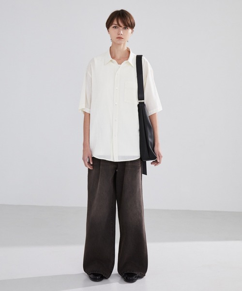 LUENNA（ルエナ）の「【LUENNA】Square Shoulder Bag /合皮スクエアショルダーバッグ（ショルダーバッグ・メンズ・ブラック・FREE）」の18枚目の写真