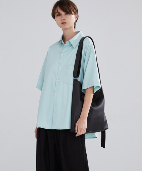 LUENNA】Square Shoulder Bag /合皮スクエアショルダーバッグ