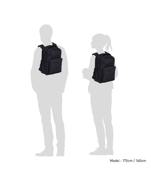 PUMA(プーマ)の「PUMA プーマ ユニセックス プーマ ドロップ スモール バックパック 16L(バックパック/リュック・メンズ・ネイビー/ブラック・フリー)」の8枚目の写真