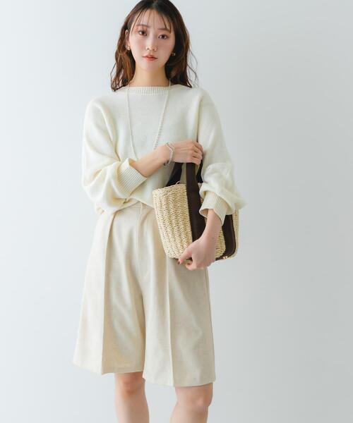 RODE SKO(ロデスコ)の「ナチュラルカゴバッグ(ハンドバッグ・レディース・グレー/ベージュ/ベージュ系その他/オフホワイト・ONE)」の18枚目の写真