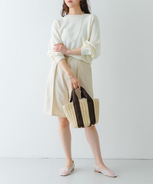 RODE SKO(ロデスコ)の「ナチュラルカゴバッグ(ハンドバッグ・レディース・グレー/ベージュ/ベージュ系その他/オフホワイト・ONE)」の16枚目の写真