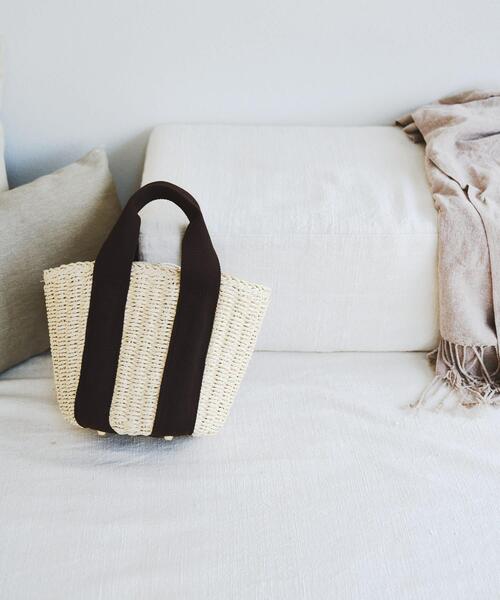 RODE SKO(ロデスコ)の「ナチュラルカゴバッグ(ハンドバッグ・レディース・グレー/ベージュ/ベージュ系その他/オフホワイト・ONE)」の14枚目の写真