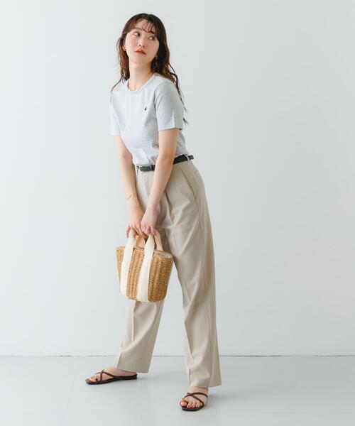 RODE SKO(ロデスコ)の「ナチュラルカゴバッグ(ハンドバッグ・レディース・グレー/ベージュ/ベージュ系その他/オフホワイト・ONE)」の5枚目の写真
