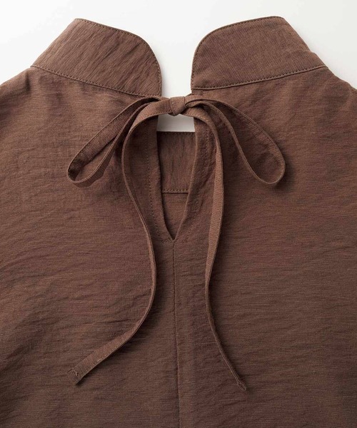 MEDE19F(メデジュウキュウ)の「BRAND NEW MIX STYLE コードエンブロイダリーブラウス(シャツ/ブラウス・レディース・ブラウン・L/M/3L/LL/S)」の11枚目の写真
