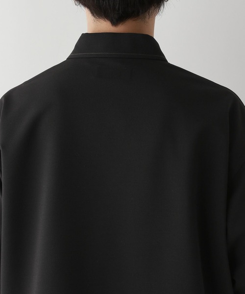 RAGEBLUE（レイジブルー）の「＜吸水速乾・イージーケア＞【Satistex Dry】リラックスジップシャツ【セットアップ対応】（シャツ/ブラウス・メンズ・グレー/ブラック/ライトグレー/ネイビー・LARGE/MEDIUM）」の11枚目の写真