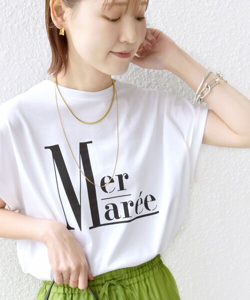 〈洗濯機可能〉プラチナ ヴェール TEE 洗濯機可能〉プラチナ ヴェール TEE（Tシャツ/カットソー
