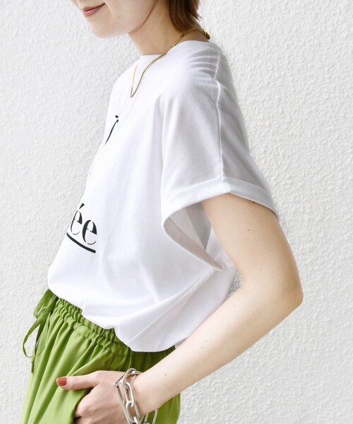 SHIPS for women / シップスウィメン 〈洗濯機可能〉プラチナ ヴェール TEE 洗濯機可能〉プラチナ ヴェール TEE（Tシャツ/カットソー