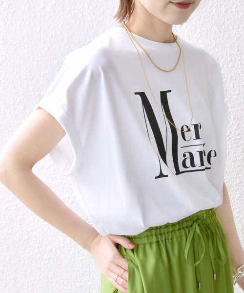 〈洗濯機可能〉プラチナヴェール 長袖 ロゴ TEE 洗濯機可能〉プラチナ ヴェール TEE（Tシャツ/カットソー