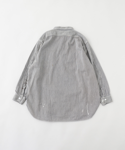 JOURNAL STANDARD(ジャーナルスタンダード)の「BOWWOW / バウワウ WORK HICKORY STRIPE PO SHIRTS(シャツ/ブラウス・メンズ・ダークブルー・MEDIUM/LARGE)」の7枚目の写真