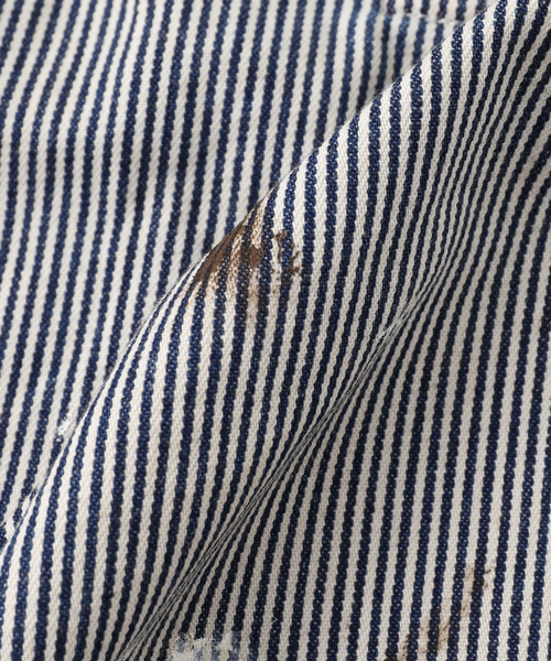 JOURNAL STANDARD(ジャーナルスタンダード)の「BOWWOW / バウワウ WORK HICKORY STRIPE PO SHIRTS(シャツ/ブラウス・メンズ・ダークブルー・MEDIUM/LARGE)」の5枚目の写真