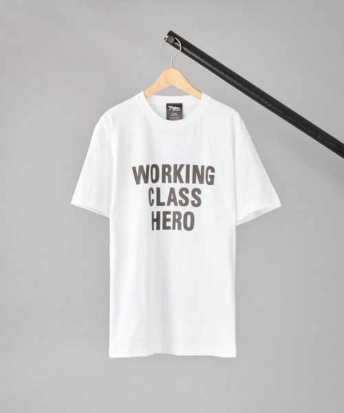 WORN FREE(ウォーンフリー)の「【 WORN FREE / ウォーンフリー 】JOHN LENON WORKING CLASS HERO S/S TEE(Tシャツ/カットソー・メンズ・ホワイト/ブラック・LARGE/MEDIUM/X-LARGE/SMALL)」の3枚目の写真