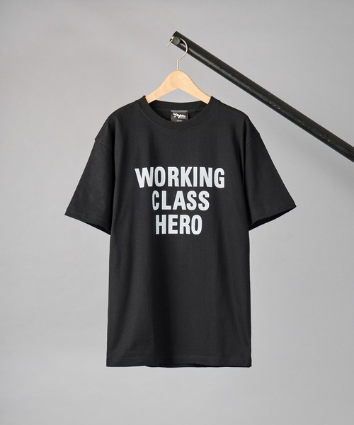 WORN FREE(ウォーンフリー)の「【 WORN FREE / ウォーンフリー 】JOHN LENON WORKING CLASS HERO S/S TEE(Tシャツ/カットソー・メンズ・ホワイト/ブラック・LARGE/MEDIUM/X-LARGE/SMALL)」の4枚目の写真