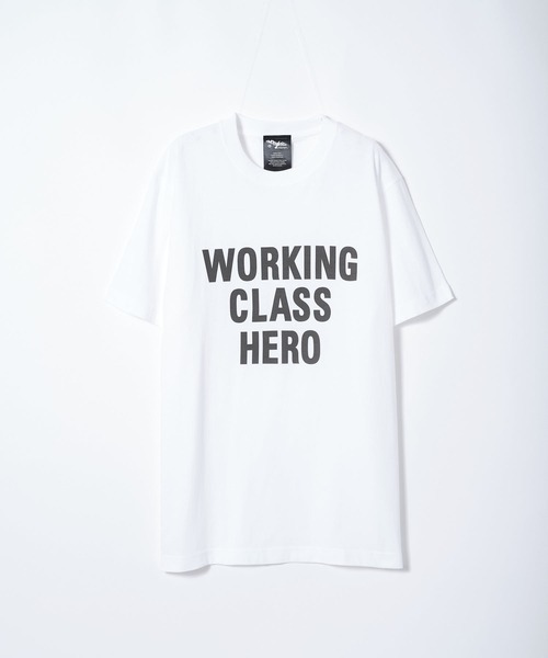 WORN FREE(ウォーンフリー)の「【 WORN FREE / ウォーンフリー 】JOHN LENON WORKING CLASS HERO S/S TEE(Tシャツ/カットソー・メンズ・ホワイト/ブラック・LARGE/MEDIUM/X-LARGE/SMALL)」の17枚目の写真